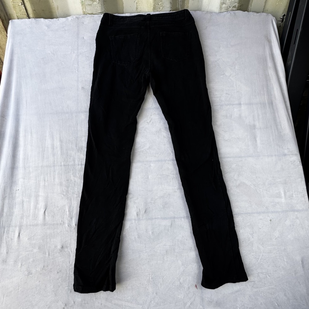 Poplooks Premium Jeans Womens XL Black Denim Trendy Slim Fit Silhouette Skinny